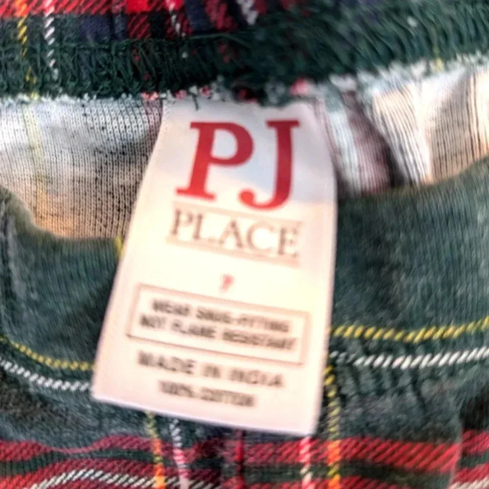 The Children's Place PJ Christmas Soft Girls Pajamas 2 Sets Cotton SZ 7